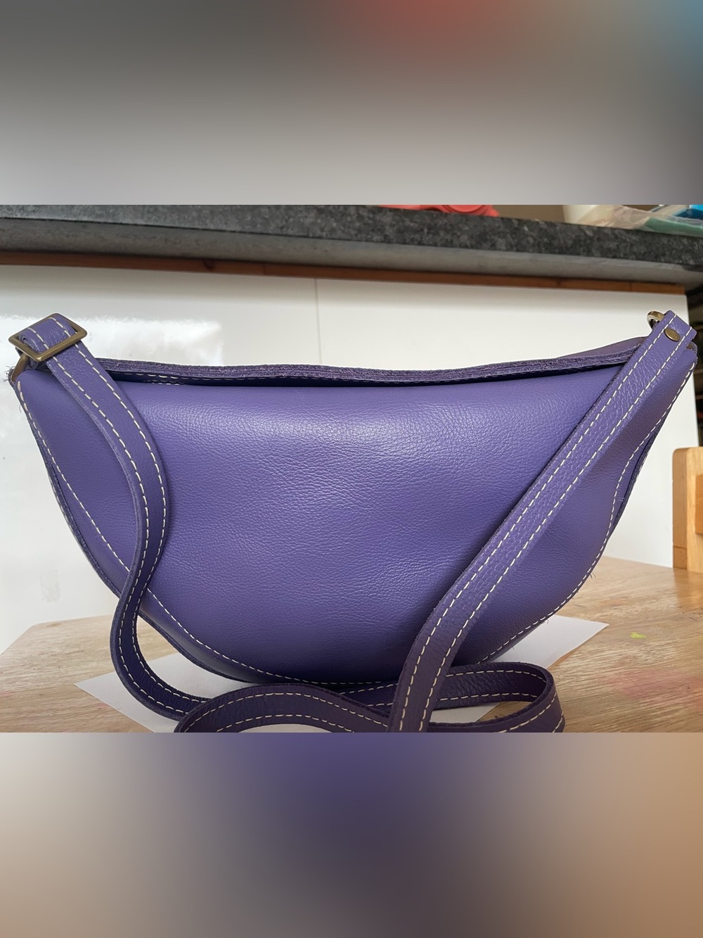 Portland leather large koala - Morning Glory (Rare)